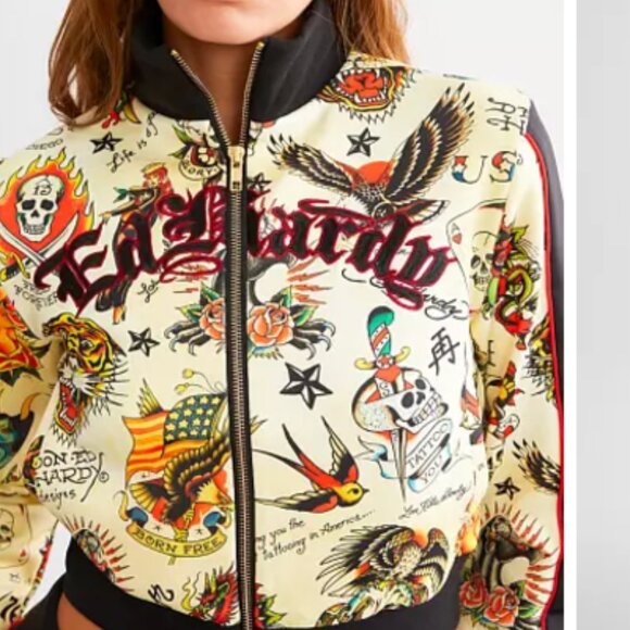 NWT  ED HARDY Y2K Track Jacket Multicolor - Picture 6 of 12